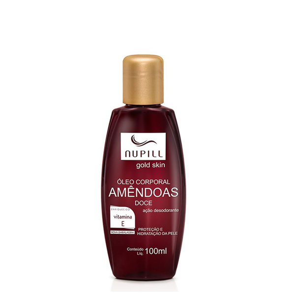 Óleo Corporal Nupill Amęndoas Doce e Vitamina E 100ml Óleo Corporal Nupill Amęndoas Doce e Vitamina E 100ml