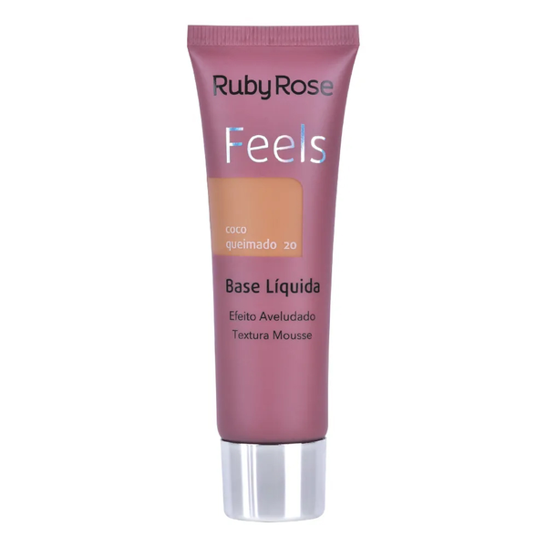 Base Líquida Ruby Rose Feels Coco Queimado 20 29ml Base Líquida Ruby Rose Feels Coco Queimado 20 29ml