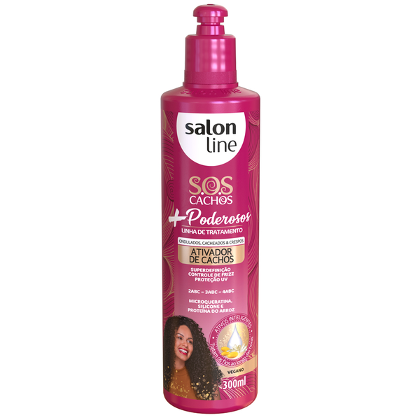 Ativador de Cachos Salon Line SOS + Poderosos 300ml Ativador de Cachos Salon Line SOS + Poderosos 300ml