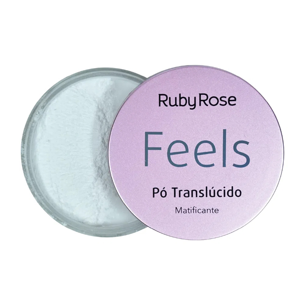 Pó SoltoTranslúcido Matificante Ruby Rose Feels 8,5gr Pó SoltoTranslúcido Matificante Ruby Rose Feels 8,5gr