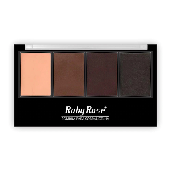 Paleta De Sombras Para Sobrancelha Ruby Rose HB9354 Paleta De Sombras Para Sobrancelha Ruby Rose HB9354