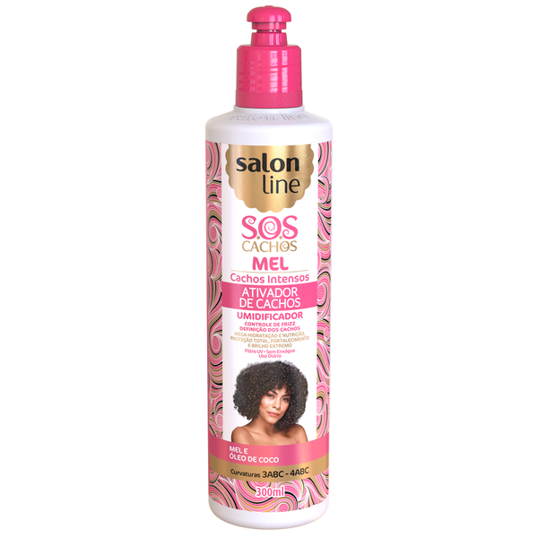 Ativador de Cachos Salon Line SOS Intenso 300ml Ativador de Cachos Salon Line SOS Intenso 300ml