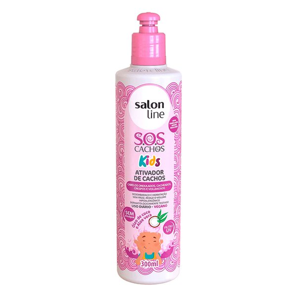Ativador de Cachos Salon Line SOS Kids 300ml Ativador de Cachos Salon Line SOS Kids 300ml
