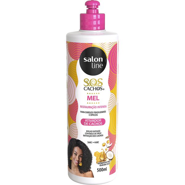 Ativador de Cachos Salon Line SOS Intenso 500gr Ativador de Cachos Salon Line SOS Intenso 500gr