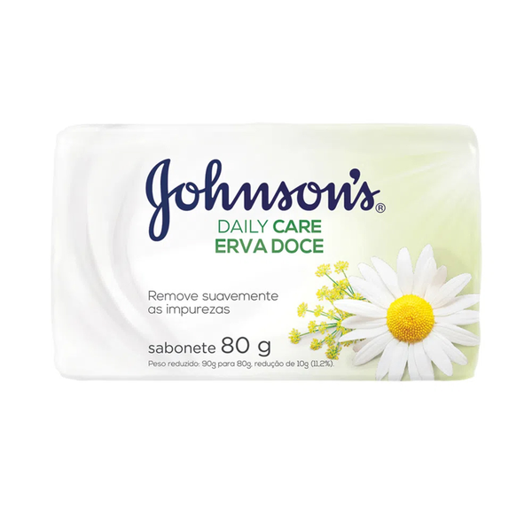 Sabonete Johnson's Daily Care Erva Doce 80gr Sabonete Johnson's Daily Care Erva Doce 80gr