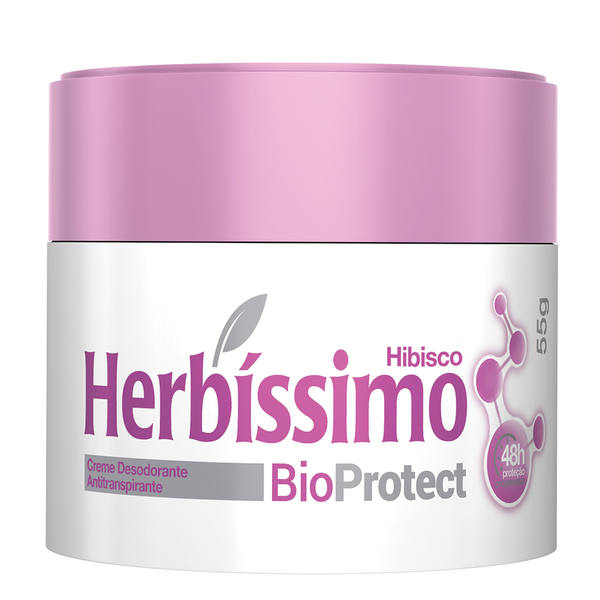 Desodorante Creme Herbíssimo BioProtect Hibísco 55gr Desodorante Creme Herbíssimo BioProtect Hibísco 55gr
