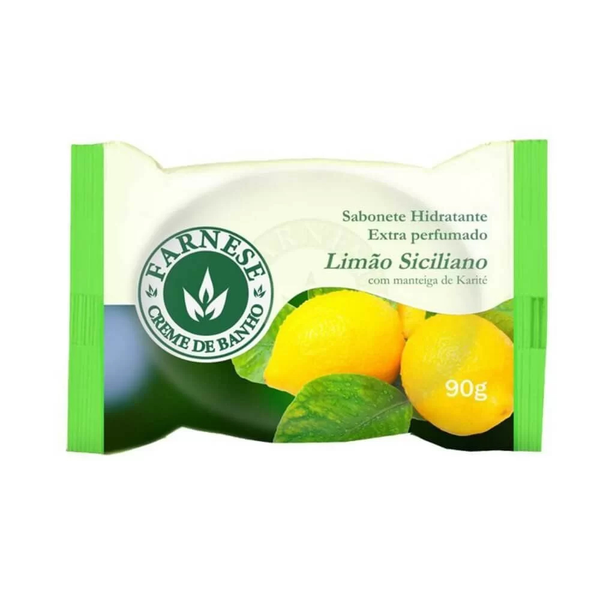 Sabonete Hidratante Farnese Limão Siciliano 90gr Sabonete Hidratante Farnese Limão Siciliano 90gr