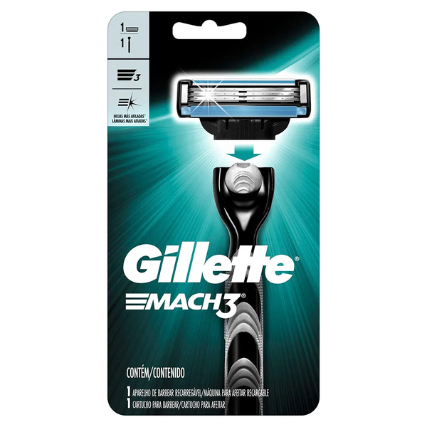 Aparelho de Barbear Gillette Mach 3 Aparelho de Barbear Gillette Mach 3