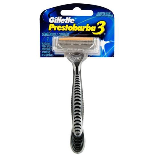 Aparelho de Barbear Gillette Prestobarba 3 Masculino Aparelho de Barbear Gillette Prestobarba 3 Masculino