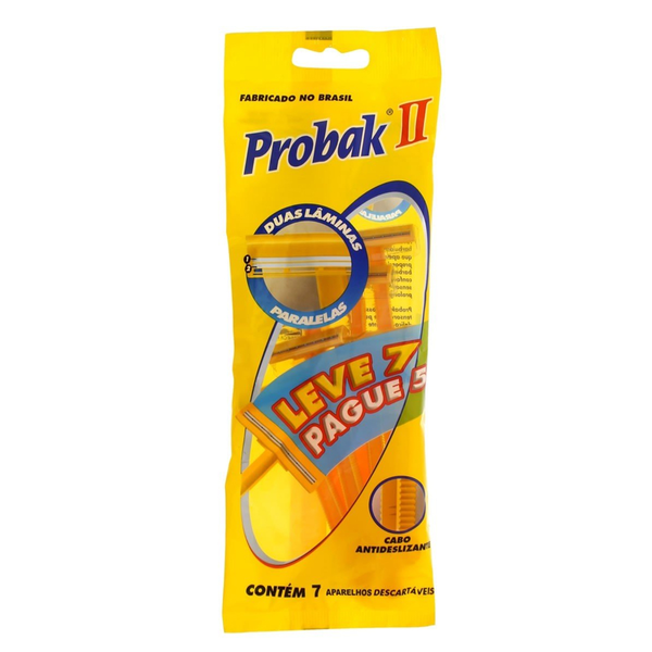 Aparelho de Barbear Probak II Leve 7 Pague 5 Aparelho de Barbear Probak II Leve 7 Pague 5