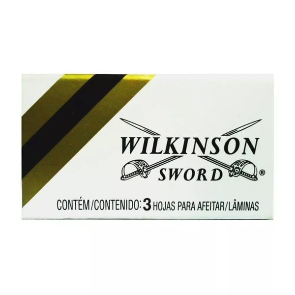 Lâminas de Barbear Wilkinson Sword Com 3un Lâminas de Barbear Wilkinson Sword Com 3un