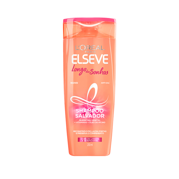 Shampoo Elseve Longo dos Sonhos Desatador de Nós 200ml Shampoo Elseve Longo dos Sonhos Desatador de Nós 200ml