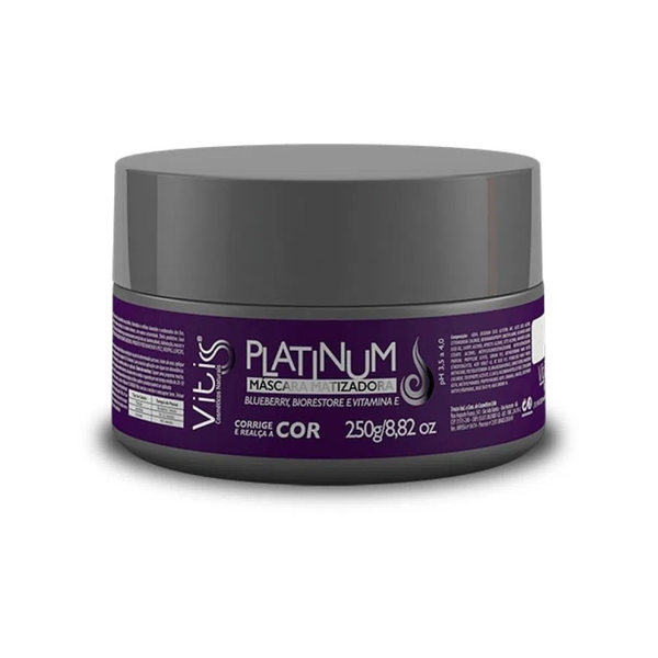 Máscara Vitiss Matizadora Platinum 250gr Máscara Vitiss Matizadora Platinum 250gr