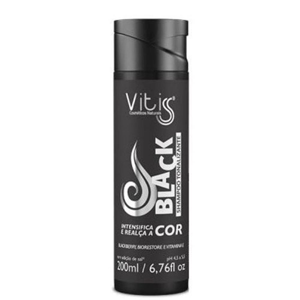Shampoo Vitiss Tonalizante Black 200ml Shampoo Vitiss Tonalizante Black 200ml