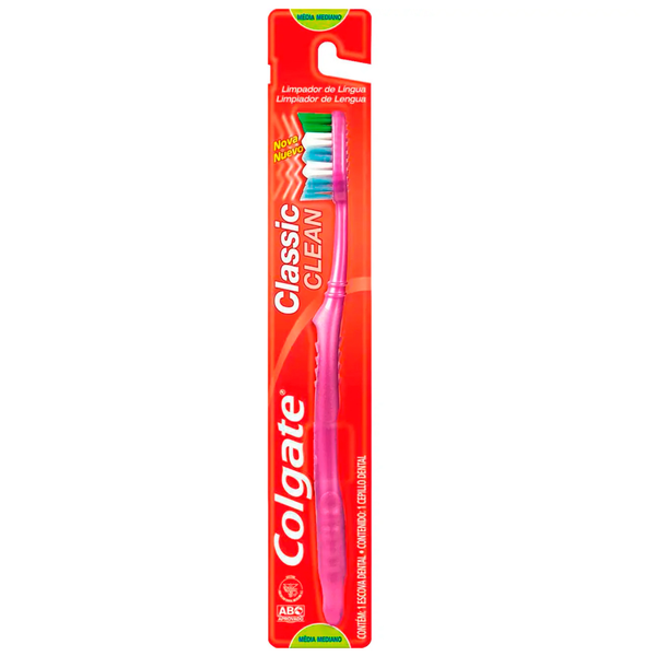 Escova Dental Colgate Classic Clean Media Escova Dental Colgate Classic Clean Media