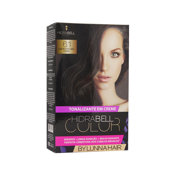 Tonalizante Hidrabell Color Louro Escuro Cinza - 6.1 Tonalizante Hidrabell Color Louro Escuro Cinza - 6.1