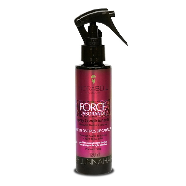 Spray Condicionante Hidrabell By Lunna Hair Hidra-Force Jaborandi 120ml Spray Condicionante Hidrabell By Lunna Hair Hidra-Force Jaborandi 120ml