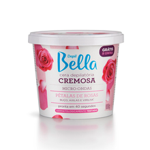 Cera Micro-Ondas Depil Bella Cremosa Pétalas De Rosas 100gr Cera Micro-Ondas Depil Bella Cremosa Pétalas De Rosas 100gr