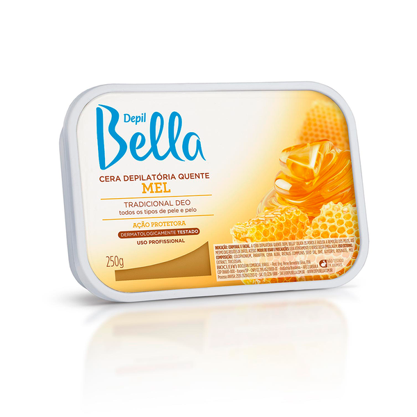 Cera Depilatória Depil Bella Quente Mel 250gr Cera Depilatória Depil Bella Quente Mel 250gr