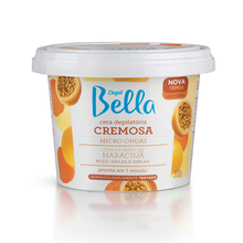 Cera Depilatória Depil Bella Cremosa Micro-ondas Maracujá 200gr Cera Depilatória Depil Bella Cremosa Micro-ondas Maracujá 200gr