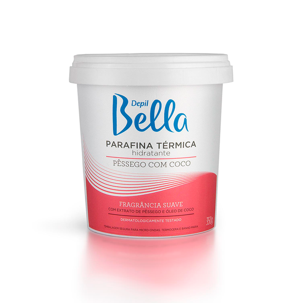 Parafina Térmica Depil Bella Pęssego e Coco 350gr Parafina Térmica Depil Bella Pęssego e Coco 350gr
