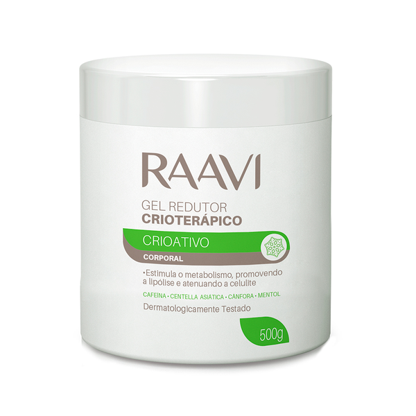 Gel Redutor Raavi Crioterápico Corporal Crioativo 500gr Gel Redutor Raavi Crioterápico Corporal Crioativo 500gr