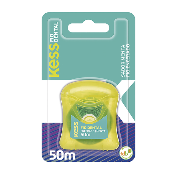 Fio Dental Kess Menta 50M Fio Dental Kess Menta 50M
