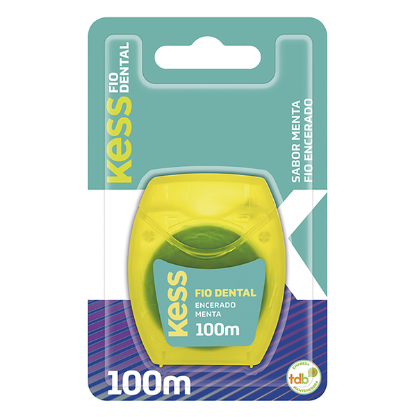 Fio Dental Kess Menta 100M Fio Dental Kess Menta 100M