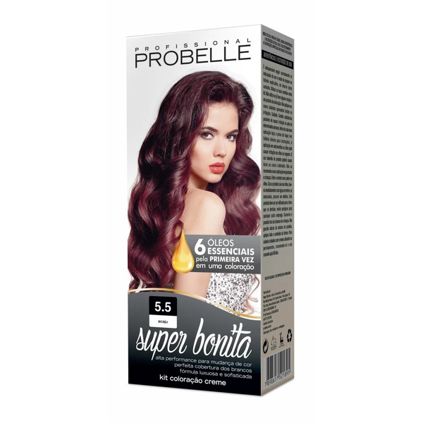Coloração Probelle Super Bonita Acaju 5.5 Coloração Probelle Super Bonita Acaju 5.5