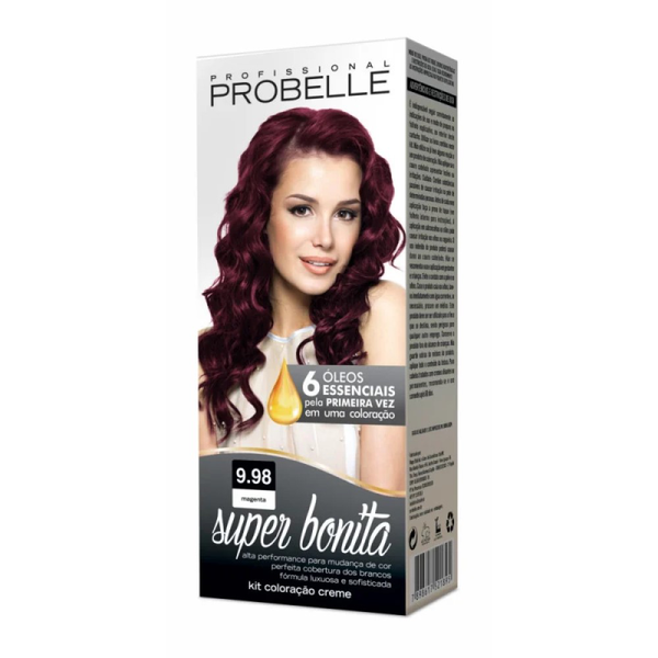Coloração Probelle Super Bonita Magenta - 9.98 Coloração Probelle Super Bonita Magenta - 9.98