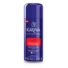 Spray Fixador Karina Hair Versatilidade & Vitalidade Fixação Normal 250ml Spray Fixador Karina Hair Versatilidade & Vitalidade Fixação Normal 250ml
