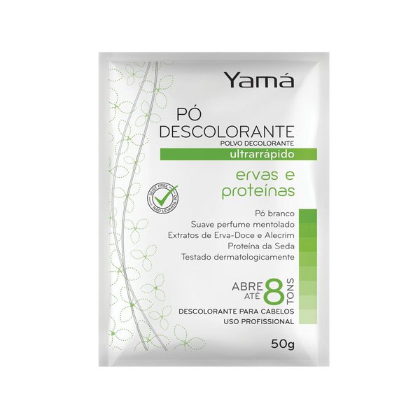 Pó Descolorante Yamá Ervas & Proteínas Dust Free 50gr Pó Descolorante Yamá Ervas & Proteínas Dust Free 50gr