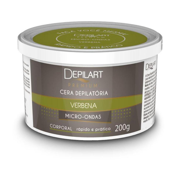 Cera Depilatória Depilart para Micro-ondas Verbena 200gr Cera Depilatória Depilart para Micro-ondas Verbena 200gr
