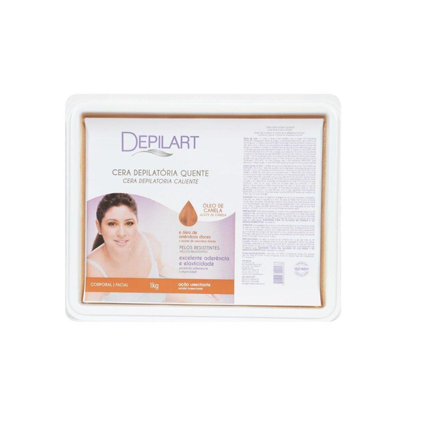 Cera Quente Depilatória Depilart Óleo de Canela 1kg Cera Quente Depilatória Depilart Óleo de Canela 1kg