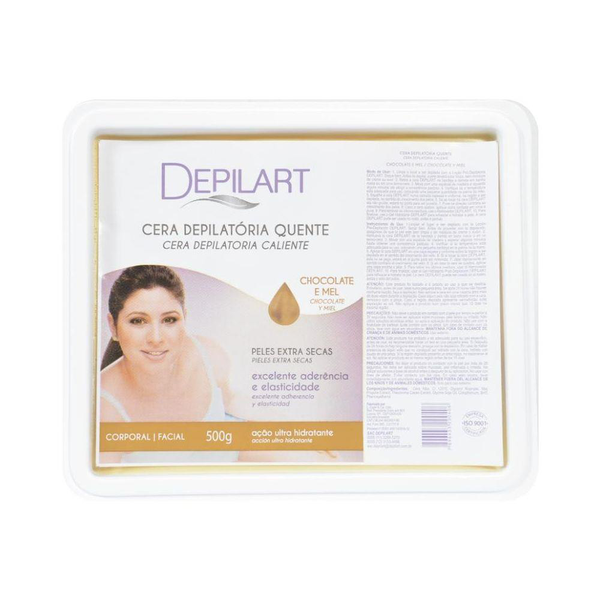 Cera Quente Depilatória Depilart Chocolate e Mel 500gr Cera Quente Depilatória Depilart Chocolate e Mel 500gr