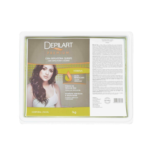 Cera Quente Depilatória Depilart Verbena 500gr Cera Quente Depilatória Depilart Verbena 500gr