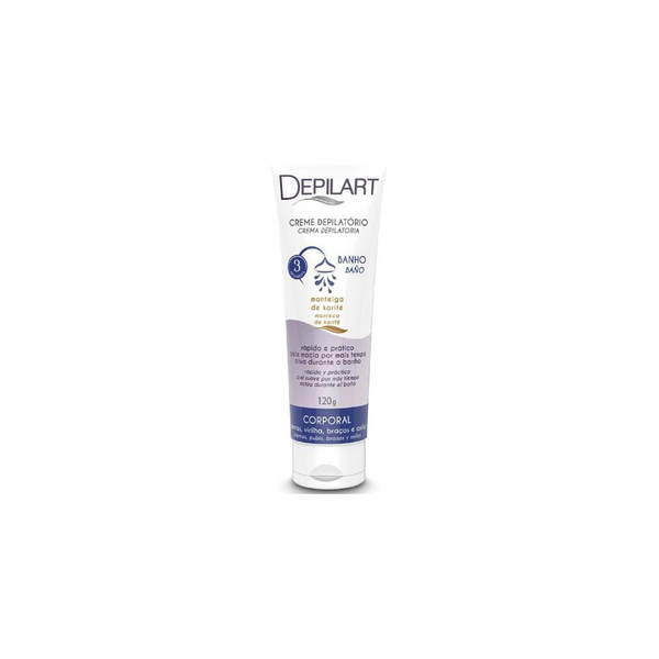 Creme Depilatório Depilart Corporal Manteiga de Karité 120gr Creme Depilatório Depilart Corporal Manteiga de Karité 120gr