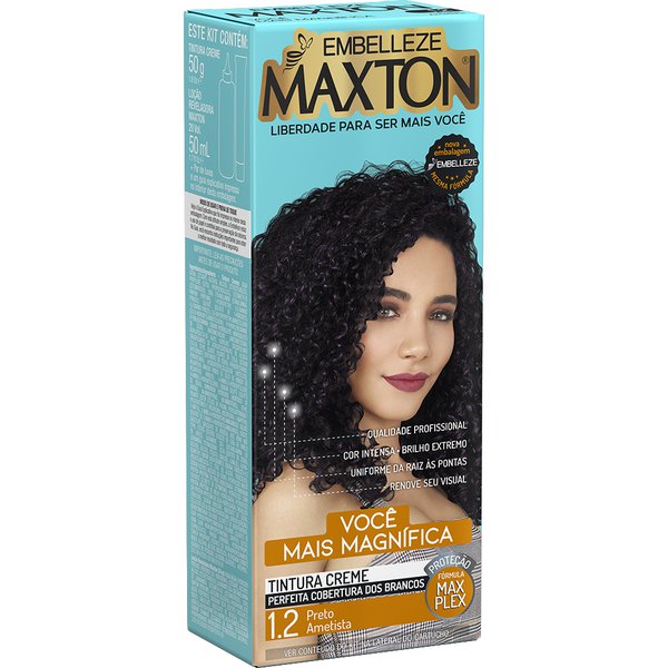 Coloração Embelleze Maxton Preto Ametista - 1.2 Coloração Embelleze Maxton Preto Ametista - 1.2