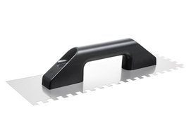 Desempenadeira Aço Dentada 12x12mm 380mmx120mm Com Cabo Plástico Cortag Desempenadeira Aço Dentada 12x12mm 380mmx120mm Com Cabo Plástico Cortag
