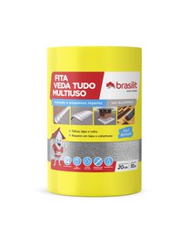 Fita Veda Tudo Multiuso 20cmx10m Brasilit Fita Veda Tudo Multiuso 20cmx10m Brasilit
