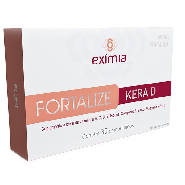 Exímia Fortalize Kera D com 30 comprimidos Exímia Fortalize Kera D com 30 comprimidos