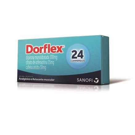 Dorflex 300mg + 35mg + 50mg, caixa com 24 comprimidos Dorflex 300mg + 35mg + 50mg, caixa com 24 comprimidos