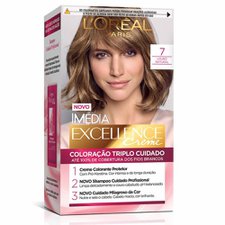 Kit Coloração Imédia Excellence 7 Louro Natural - L'Oréal