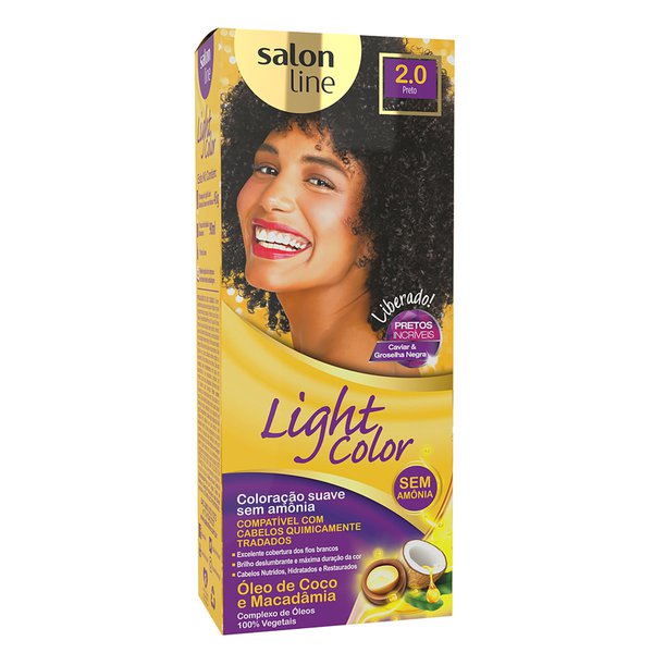 Coloração Light Color 2.0 Preto - Salon Line