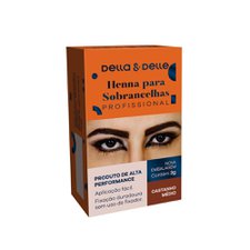 Henna Sobrancelha 3g Castanho Medio - Della & Delle