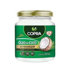 Óleo de Coco Extra Virgem Pote 200ml - Copra
