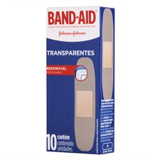Band Aid Johnson 10un Transparente