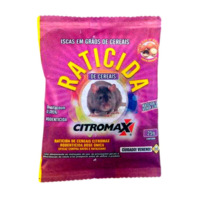 Raticida Citromax sachê 25g Mix Cereais Raticida Citromax sachê 25g Mix Cereais