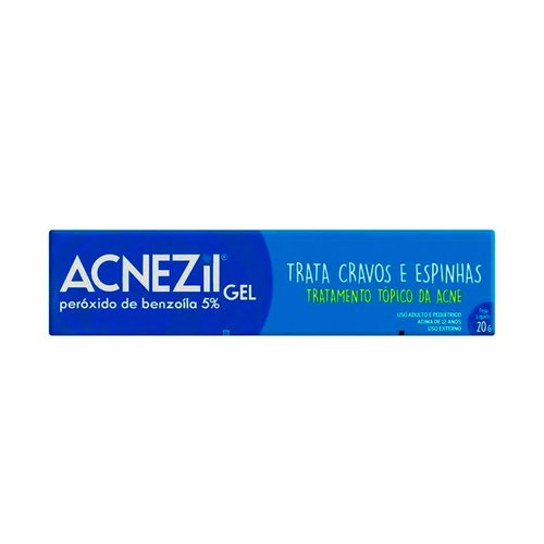 Acnezil 50mg/g Caixa Com 1 Bisnaga 20g de Gel de Uso Dermatológico Acnezil 50mg/g Caixa Com 1 Bisnaga 20g de Gel de Uso Dermatológico