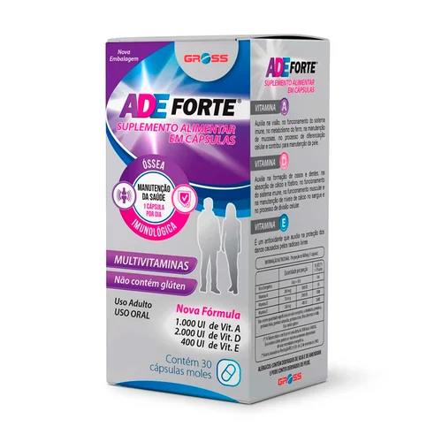 Adeforte caixa com 60 cápsulas Adeforte caixa com 60 cápsulas